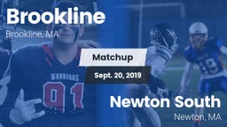Matchup: Brookline High vs. Newton South  2019