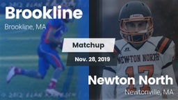 Matchup: Brookline High vs. Newton North  2019