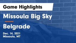 Missoula Big Sky  vs Belgrade  Game Highlights - Dec. 14, 2021