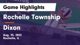 Rochelle Township  vs Dixon  Game Highlights - Aug. 25, 2022