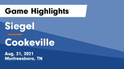 Siegel  vs Cookeville  Game Highlights - Aug. 21, 2021