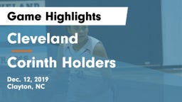 Cleveland  vs Corinth Holders  Game Highlights - Dec. 12, 2019