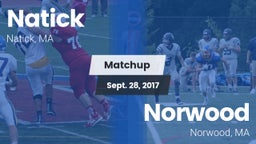 Matchup: Natick  vs. Norwood  2017