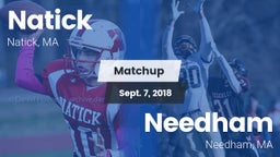 Matchup: Natick  vs. Needham  2018