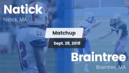 Matchup: Natick  vs. Braintree  2018