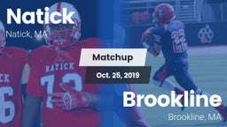 Matchup: Natick  vs. Brookline  2019