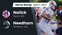 Recap: Natick  vs. Needham  2021