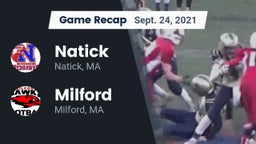 Recap: Natick  vs. Milford  2021