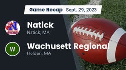 Recap: Natick  vs. Wachusett Regional  2023