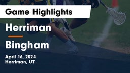 Herriman  vs Bingham  Game Highlights - April 16, 2024