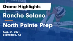 Rancho Solano  vs North Pointe Prep  Game Highlights - Aug. 31, 2021