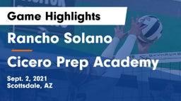 Rancho Solano  vs Cicero Prep Academy Game Highlights - Sept. 2, 2021