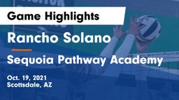 Rancho Solano  vs Sequoia Pathway Academy Game Highlights - Oct. 19, 2021