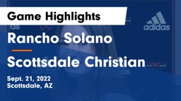Rancho Solano  vs Scottsdale Christian Game Highlights - Sept. 21, 2022