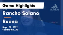 Rancho Solano  vs Buena  Game Highlights - Sept. 30, 2022
