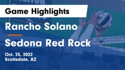 Rancho Solano  vs Sedona Red Rock  Game Highlights - Oct. 25, 2022