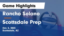 Rancho Solano  vs Scottsdale Prep  Game Highlights - Oct. 5, 2023