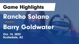 Rancho Solano  vs Barry Goldwater Game Highlights - Oct. 14, 2023