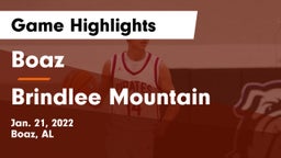 Boaz  vs Brindlee Mountain  Game Highlights - Jan. 21, 2022