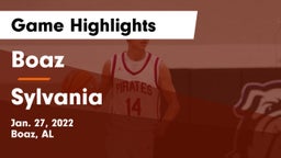 Boaz  vs Sylvania  Game Highlights - Jan. 27, 2022