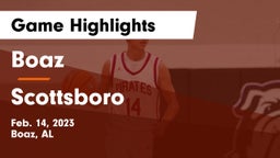 Boaz  vs Scottsboro  Game Highlights - Feb. 14, 2023