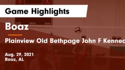 Boaz  vs Plainview Old Bethpage John F Kennedy  Game Highlights - Aug. 29, 2021