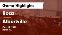 Boaz  vs Albertville  Game Highlights - Oct. 11, 2021
