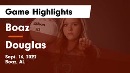 Boaz  vs Douglas  Game Highlights - Sept. 16, 2022