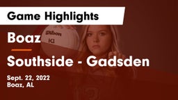 Boaz  vs Southside  - Gadsden Game Highlights - Sept. 22, 2022