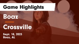 Boaz  vs Crossville  Game Highlights - Sept. 18, 2023