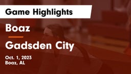 Boaz  vs Gadsden City  Game Highlights - Oct. 1, 2023