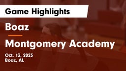 Boaz  vs Montgomery Academy  Game Highlights - Oct. 13, 2023