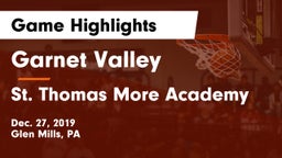 Garnet Valley  vs St. Thomas More Academy Game Highlights - Dec. 27, 2019
