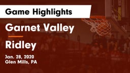 Garnet Valley  vs Ridley  Game Highlights - Jan. 28, 2020
