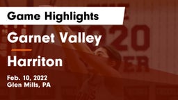 Garnet Valley  vs Harriton  Game Highlights - Feb. 10, 2022