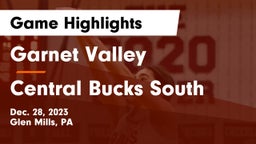Garnet Valley  vs Central Bucks South  Game Highlights - Dec. 28, 2023