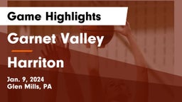 Garnet Valley  vs Harriton  Game Highlights - Jan. 9, 2024