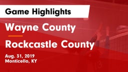 Wayne County  vs Rockcastle County  Game Highlights - Aug. 31, 2019
