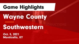 Wayne County  vs Southwestern  Game Highlights - Oct. 5, 2021