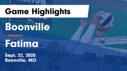 Boonville  vs Fatima  Game Highlights - Sept. 22, 2020