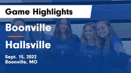 Boonville  vs Hallsville  Game Highlights - Sept. 15, 2022