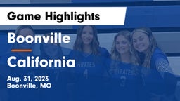 Boonville  vs California  Game Highlights - Aug. 31, 2023