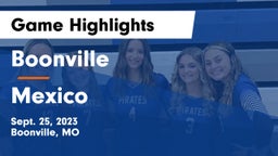 Boonville  vs Mexico  Game Highlights - Sept. 25, 2023