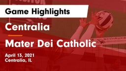 Centralia  vs Mater Dei Catholic  Game Highlights - April 13, 2021
