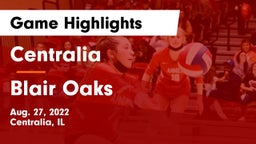 Centralia  vs Blair Oaks  Game Highlights - Aug. 27, 2022