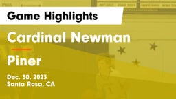 Cardinal Newman  vs Piner  Game Highlights - Dec. 30, 2023