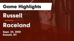 Russell  vs Raceland  Game Highlights - Sept. 24, 2020