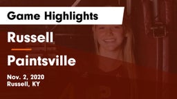 Russell  vs Paintsville  Game Highlights - Nov. 2, 2020