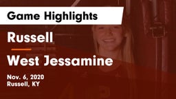 Russell  vs West Jessamine  Game Highlights - Nov. 6, 2020