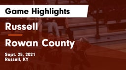 Russell  vs Rowan County  Game Highlights - Sept. 25, 2021
